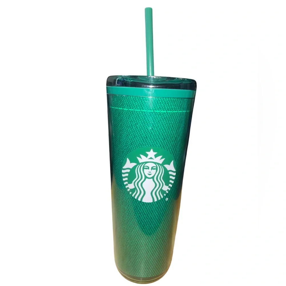 NWOT Starbucks 2024 Green Apron Partner Exclusive 24oz Venti Tumbler Cold Cup